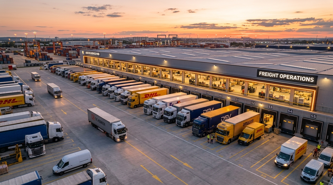 DirectStock Logistics Hub and Nationwide Freight Transport Operation